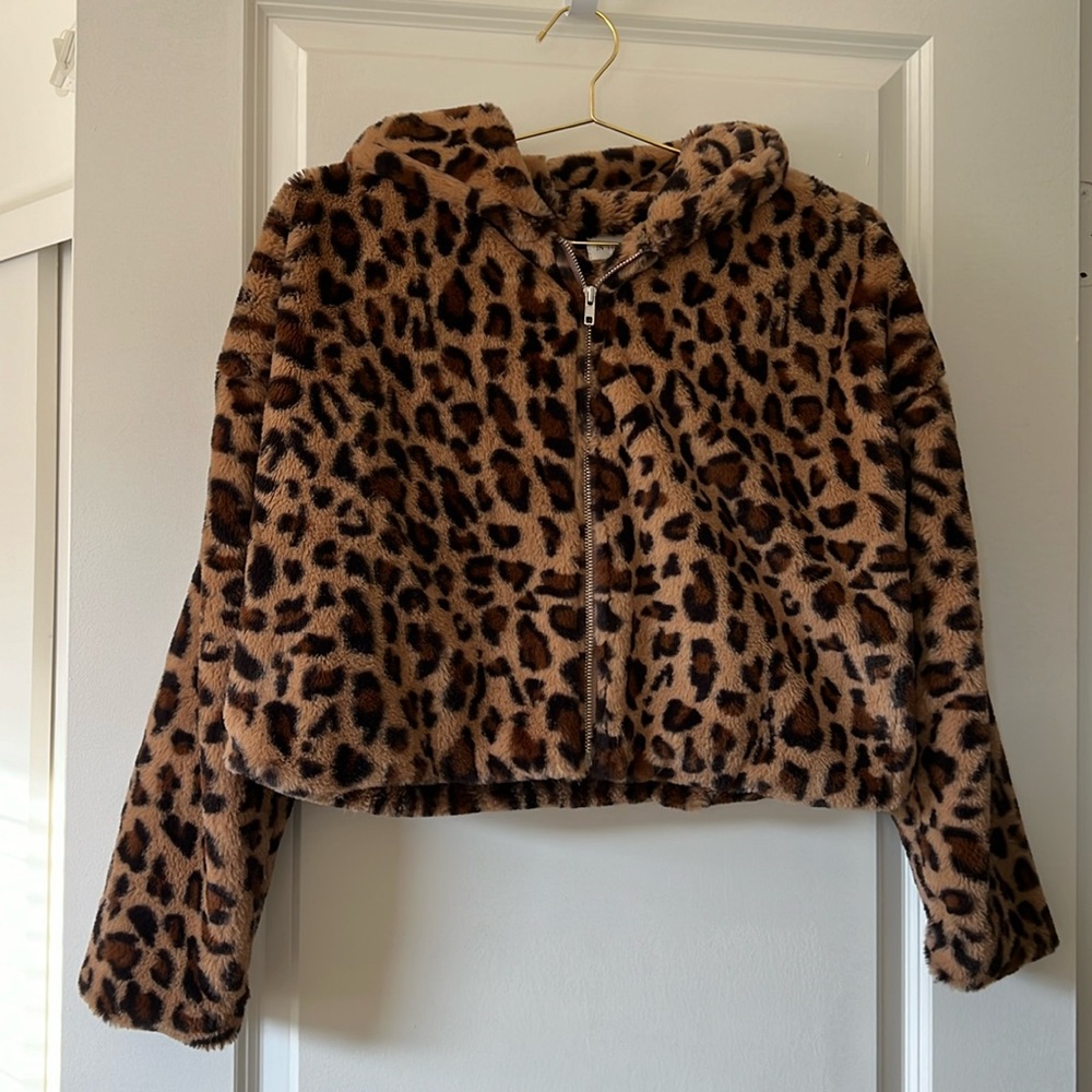 In the style leopard print jacket
